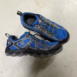 Columbia Black and Blue Outdoor Shoes
